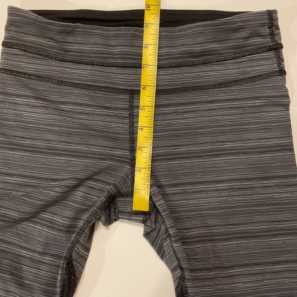 Lululemon Women’s Crop Leggings Gray Space Dye Mid-Rise